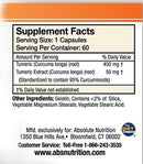 Absolute Nutrition Turmeric Curcumin 60 capsules