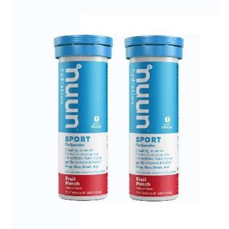 Nuun Sport Hydration & Electrolyte Replacement Tablets - Fruit Punch - High-quality Hydration Tablets by Nuun Hydration at BariatricPal Store