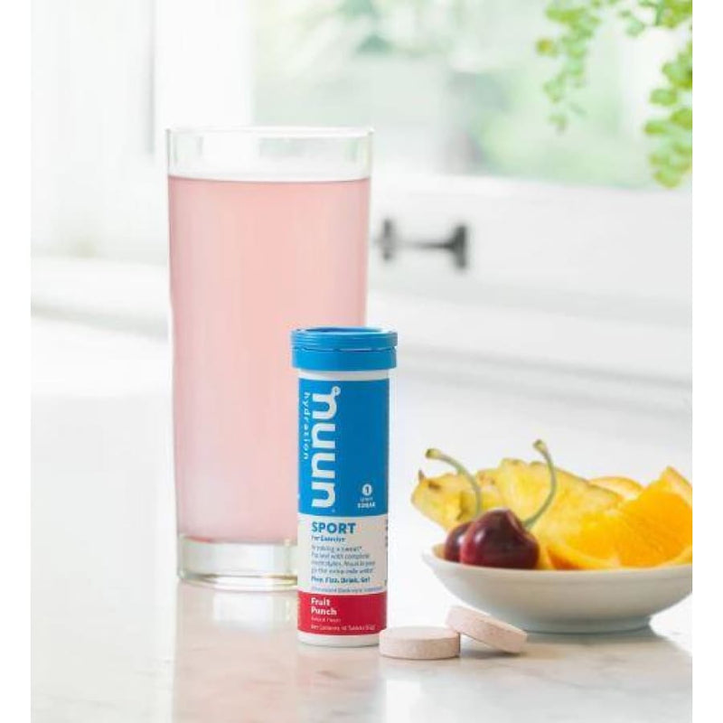 Nuun Sport Hydration & Electrolyte Replacement Tablets - Fruit Punch