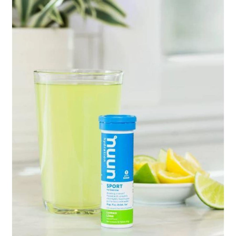 Nuun Sport Hydration & Electrolyte Replacement Tablets - Lemon Lime