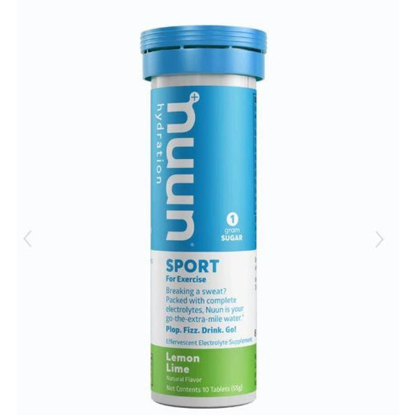 Nuun Sport Hydration & Electrolyte Replacement Tablets - Lemon Lime - High-quality Hydration Tablets by Nuun Hydration at BariatricPal Store