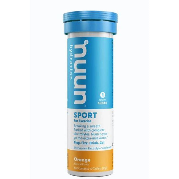 Nuun Sport Hydration & Electrolyte Replacement Tablets - Orange - High-quality Hydration Tablets by Nuun Hydration at BariatricPal Store