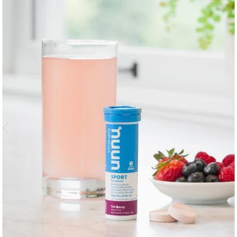 Nuun Sport Hydration & Electrolyte Replacement Tablets - Tri-Berry